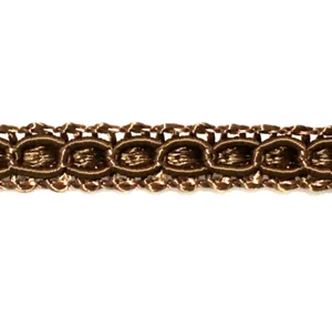 Decorative Gimp Braid Rayon Shiny Braid Trim 3/8" Brown 10 yds #BG300 - Picture 1 of 3