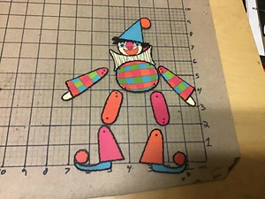 Vintage Original Paper Board CLOWN - circa 1960's - not connected - Picture 1 of 2
