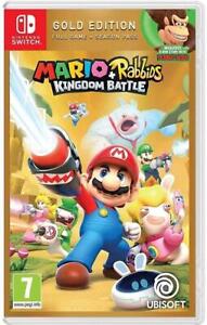 Nintendo Switch - Mario + Rabbids Kingdom Battle Gold Edition Totalmente Nuevo Sellado