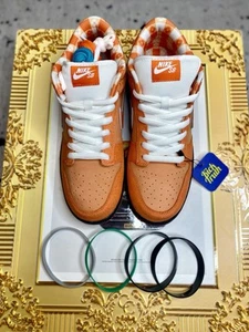 Size 10.5 - Nike Concepts x Dunk SB Special Box Low Orange Lobster - Picture 1 of 9