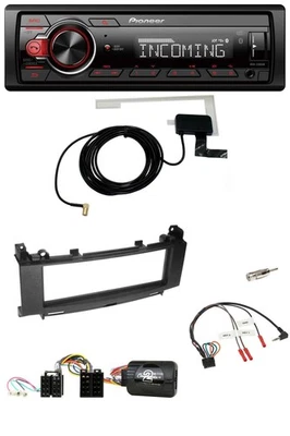 Pioneer USB Lenkrad DAB Bluetooth Autoradio für Mercedes A-Klasse B-Klasse 2005- - Bild 1 von 4