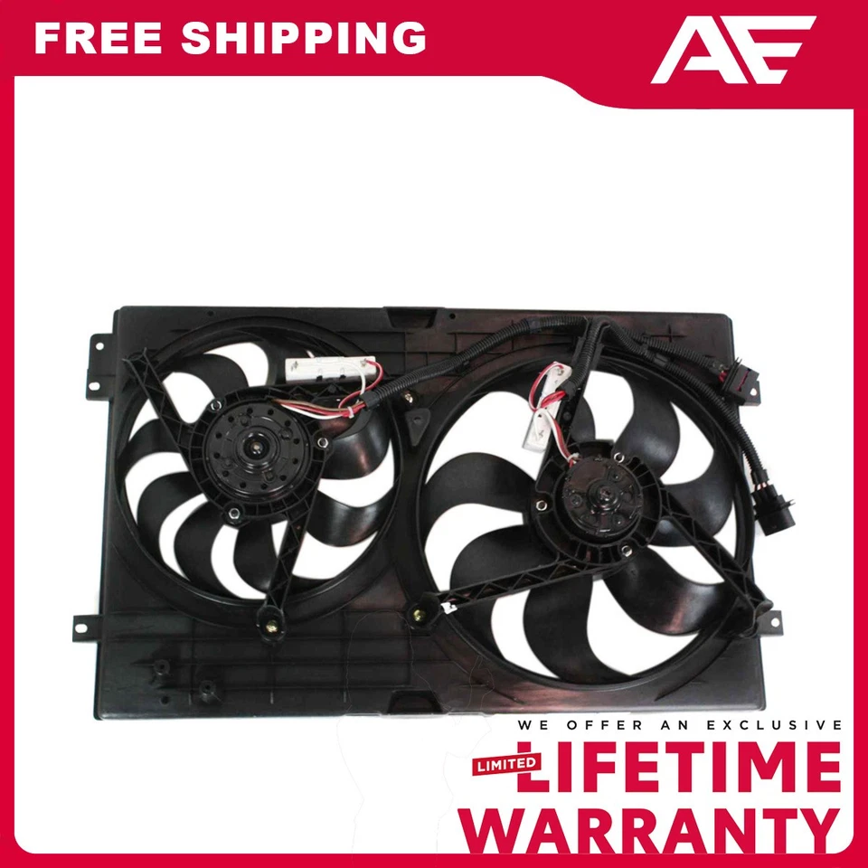 Conjunto de ventilador de refrigeración para Volkswagen Jetta Golf Audi TT 1999-2006 Foto 1 de 4