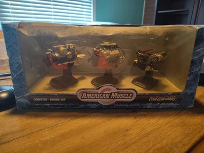 Ertl American Muscle 1957, 1967 & 1997 1: 12 scale diecast Corvette Engine Set - Image 1 of 4