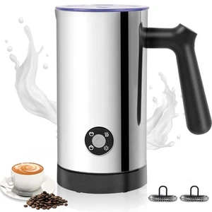 Milk Frother, 4-in-1 Milk Frother and Steamer, 10.6oz Electric Milk Steamer, ... - Picture 1 of 9