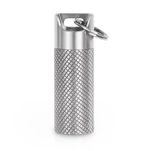 Pill case, Titanium Pill Box Keychain - 100% Waterproof Medicine Organizer, K... - Picture 1 of 7