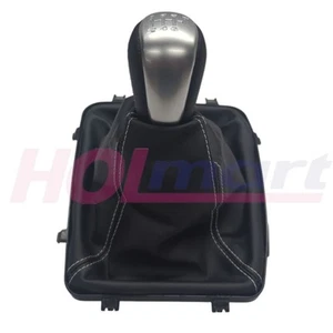 Holden VY VZ Manual Shifter Gear Knob & Boot V8 6 Speed White Stitch SS & HSV G - Picture 1 of 3