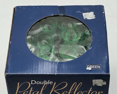 JUEGO DE 35 LUCES REFLECTOR DOBLE PÉTALO ILUMINACIÓN BELÉN FLORES VERDES NUEVO EN CAJA Foto 1 de 4
