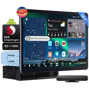 Autoradio Android 14.1'' ATOTO AI con 1DIN & 2DIN CPAA 8G + 128G Dual Band Wi-Fi - Foto 1 di 11