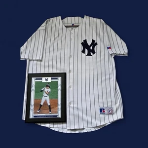 Giancarlo Stanton Picture + Jason Giambi New York Yankee Russell Jersey Bundle - Picture 1 of 5
