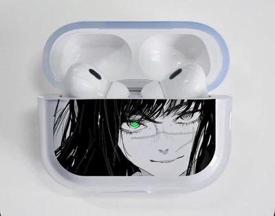 Anime Chainsaw Man Transparent Case Apple Airpods Pro Gen 2 3 4 Asa War Devil - Image 1 of 4