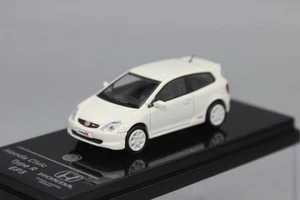 PARA Escala 1/64 Honda Civic Tipo R EP3 2001 Blanco Diecast Coche Modelo Juguete Regalo - Imagen 1 de 6