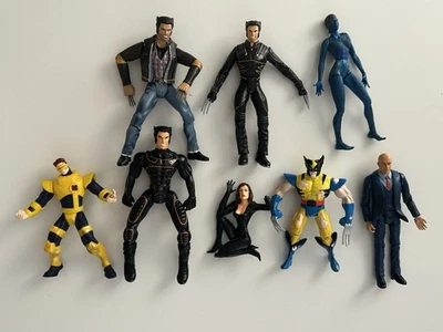 Lote De 8 Figuras X-Men Años 90 2000 Juguetes Era: Wolverine Cyclops Prof X Mystique Cyc Foto 1 de 4
