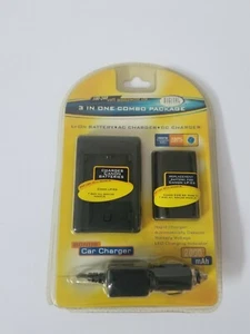 Canon LP-E6 Battery Replacement & AC 7 DC Charger 3 in 1 Combo Package - Picture 1 of 2