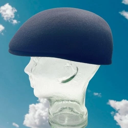 Black Wool Ascot Riding Cap M - Image 1 of 4