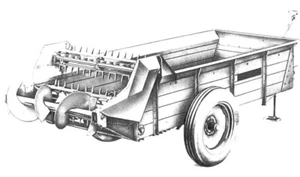 IH Farmall McCormick No. 40 Power Drive Manure Spreader Set Up & Owner's Manual - Picture 1 of 14