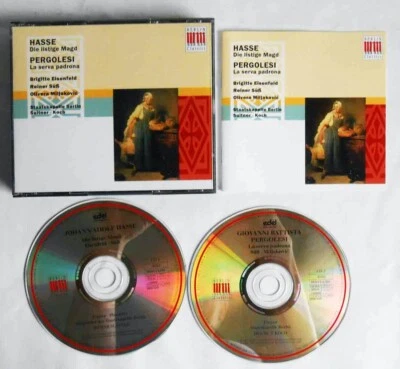 2CD Box Hasse: Die listige Magd / Pergolesi: La Serva Padrona (Berlin Classics) - Bild 1 von 2