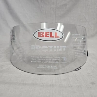 Bell Helmet  Face Shield Visor PROTINT  Photochromic *TAKE OFF SHIELD* Foto 1 de 4
