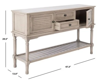 Safavieh TATE 2DRW 2DR CONSOLE TABLE, Reduced Price 2172747975 CNS5722D - Image 1 of 4