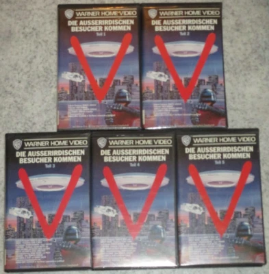 V Die Ausserirdischen Besucher kommen Video Sammlung - 5 x VHS/SciFi/Warner - Bild 1 von 3