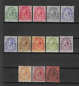 TÜRKEN & CAICOS INSELN 1913/21 SG 129/139 + 130a/132b postfrisch - Bild 1 von 2