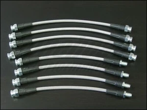 Techna-Fit Stainless Steel Braided Brake Lines 1991-1999 Mitsubishi 3000GT VR-4 - Picture 1 of 5