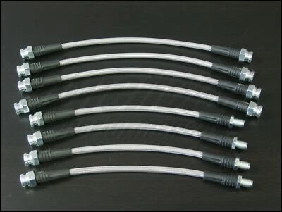 Тормозные магистрали плетеные из нержавеющей стали Techna-Fit 1991-1999 Mitsubishi 3000GT VR-4 - Изображение 1 из 4