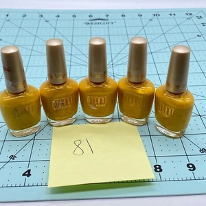 5 x Milani Nail Lacquer Nail Polish 101 Lemongello .45 oz - Picture 1 of 5