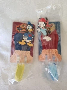 Vintage Disney World ANIMANIACS & DONALD DUCK Collectible Toothbrushes NOS 1996 - Picture 1 of 8