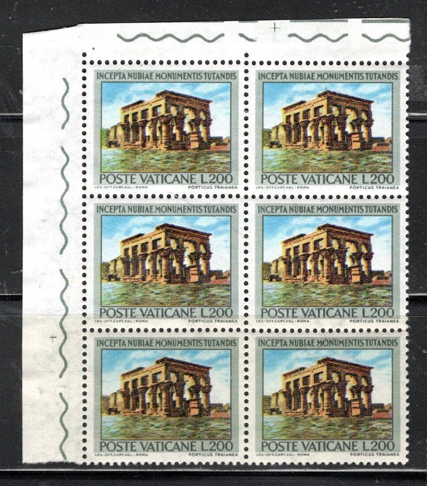 ITALY VATICAN  EUROPE  STAMPS  BLOCK  MINT NEVER HINGED   LOT 251AD - Image 1 of 1