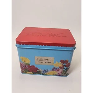 The Pioneer Woman Favorite Recipes Floral Tin Recipe Box Ree Drummond  - Picture 1 of 2