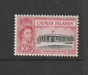 Islas Caimán 1953/62 10/- mm SG 161 - Imagen 1 de 2