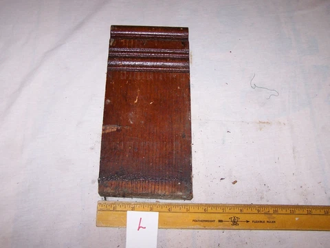 Antique Wood Block WOODWORK Restoration Salvage Architectural Lot L Cover