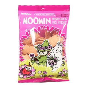 Hokka Moomin Biscuits Mix Berry 60g Japanische Süssigkeiten Biskuit Keks - Bild 1 von 1