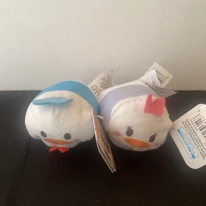 New Disney Donald Duck & Daisy Tsum Tsum Plushies 3” - Picture 1 of 8