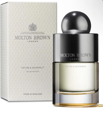 Molton Brown Vetiver & Grapefruit 100ml EDT Unsealed