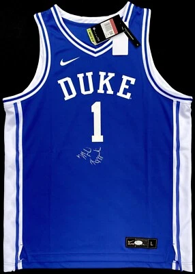 MIKE KRZYZEWSKI COACH K SIGNED NIKE DUKE BLUE DEVILS BASKETBALL JERSEY PSA/DNA - Image 1 of 4