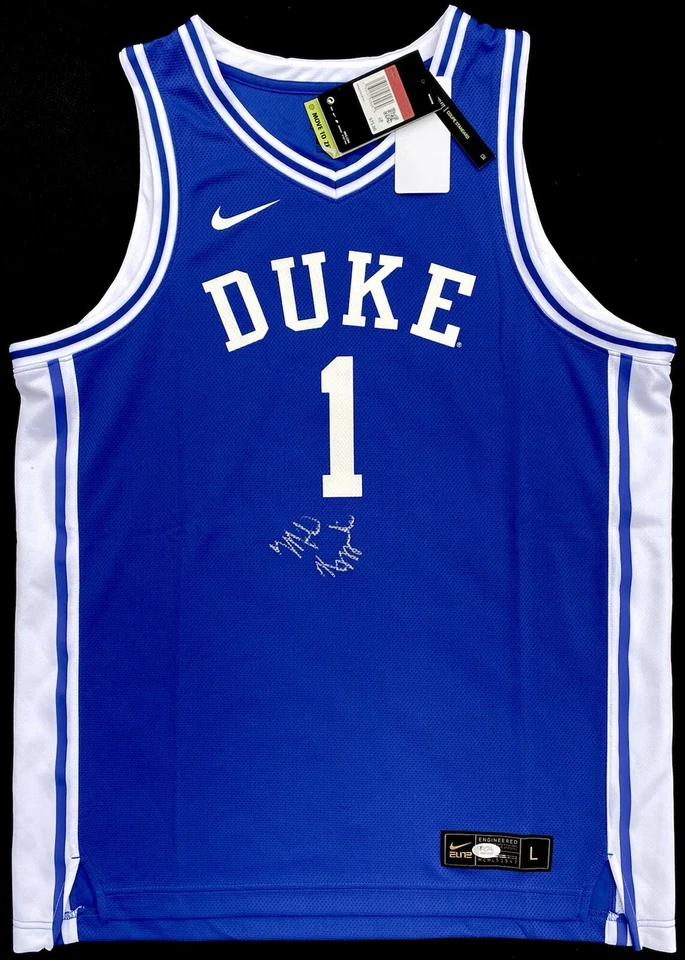 MIKE KRZYZEWSKI COACH K SIGNED NIKE DUKE BLUE DEVILS BASKETBALL JERSEY PSA/DNA - Image 1 of 4