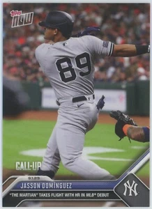 JASSON DOMINGUEZ 2023 Topps Now MLB "Call-Up" Card # 798 - Picture 1 of 3