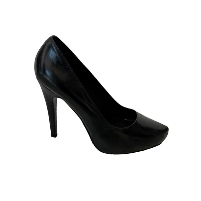 Zapatos de tacón de aguja negros 5th Avenue talla 37 Foto 1 de 4