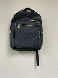 Kenneth Cole Reaction Mens Black Adjustable Strap Travel Backpack - Picture 1 of 12