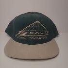 Vintage Stealth Electrical Contractors Hat Made in USA snapback