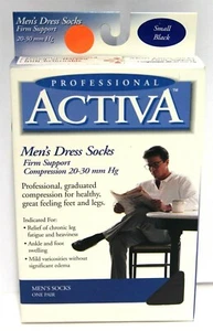 Calcetines de vestir pequeños de compresión graduados profesionales Activa para hombre 20-30 mmHg - Imagen 1 de 11