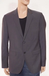 Theory Xylo NP Men's Grey Virgin Wool Stripe Lined Blazer Sport Coat Jacket 40R - Picture 1 of 2