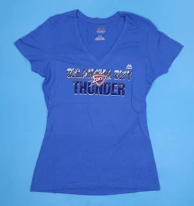 NBA Oklahoma City Thunder Women's T-Shirt Short Sleeve T-Shirt Size M - Picture 1 of 7