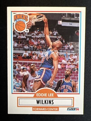 1990-91 Fleer: Update #U-65 Eddie Lee Wilkins/New York Knicks 🏀🐷🏀 - Image 1 of 4