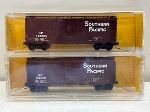 N Scale Micro Trains MTL Special Run Aksarben 9118A/B Southern Pacific 2-Pack - Picture 1 of 3