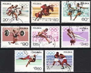 Poland 1967 Olympic Games SG1740-1747 Used (1173) - Picture 1 of 10
