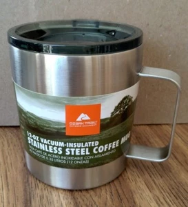 Ozark Trail 12oz Vacuum Insulated Stainless Steel Coffee Mug With Lid NEW - Picture 1 of 13