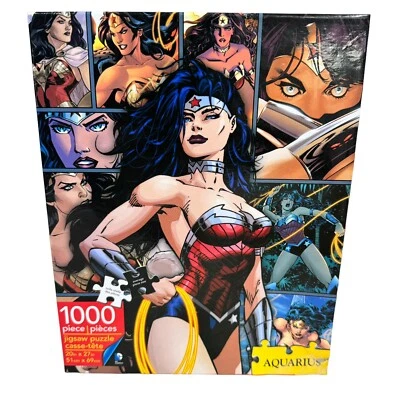 Aquarius Wonder Woman Puzzle 1000 Piece Complete - Image 1 of 3