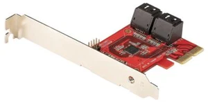 4 Port Pci-Ex 6Gbps SATA Carte D'Extension - 4P6G-PCIE-SATA-CARD - Photo 1/10